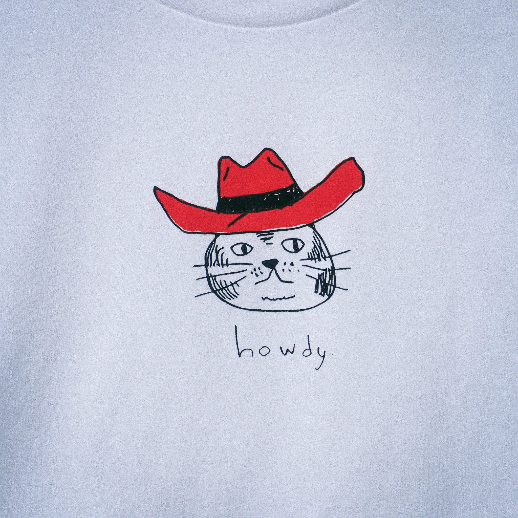 "Howdy Cat" Oversize Tee