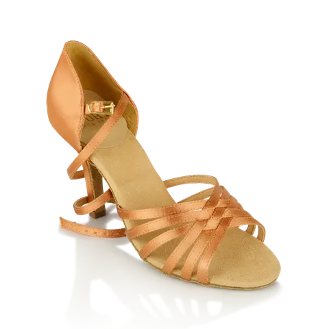 Ray Rose 865-X Selene_sale Xtra Light Tan Satin Ladies Latin Dance Shoe