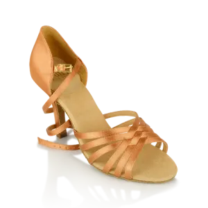 Ray Rose 865-X Selene_sale Xtra Light Tan Satin Ladies Latin Dance Shoe