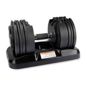 Reach Octane Adjustable Iron Smart Dumbbells (2.5 Kg To 20 Kg) For Strength Training | Home Gym Equipment | Easy Multi-Weight Adjustment With Twist Lock | Durable Anti Skid Handle | For Men & Women