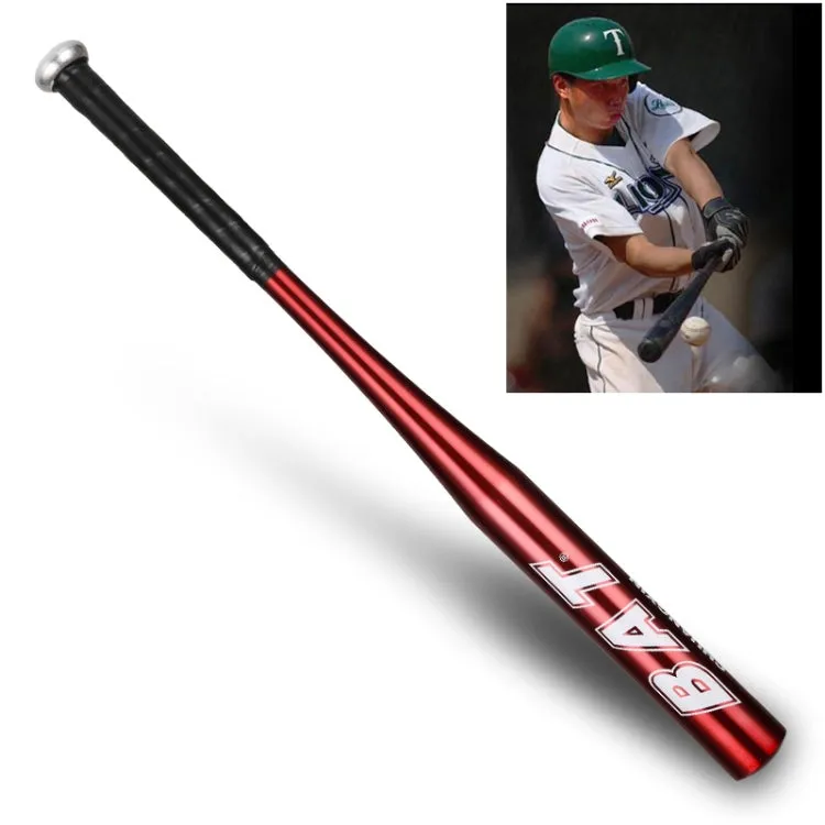 Red Aluminium Alloy Baseball Bat Batting Softball Bat, Size:34 inch