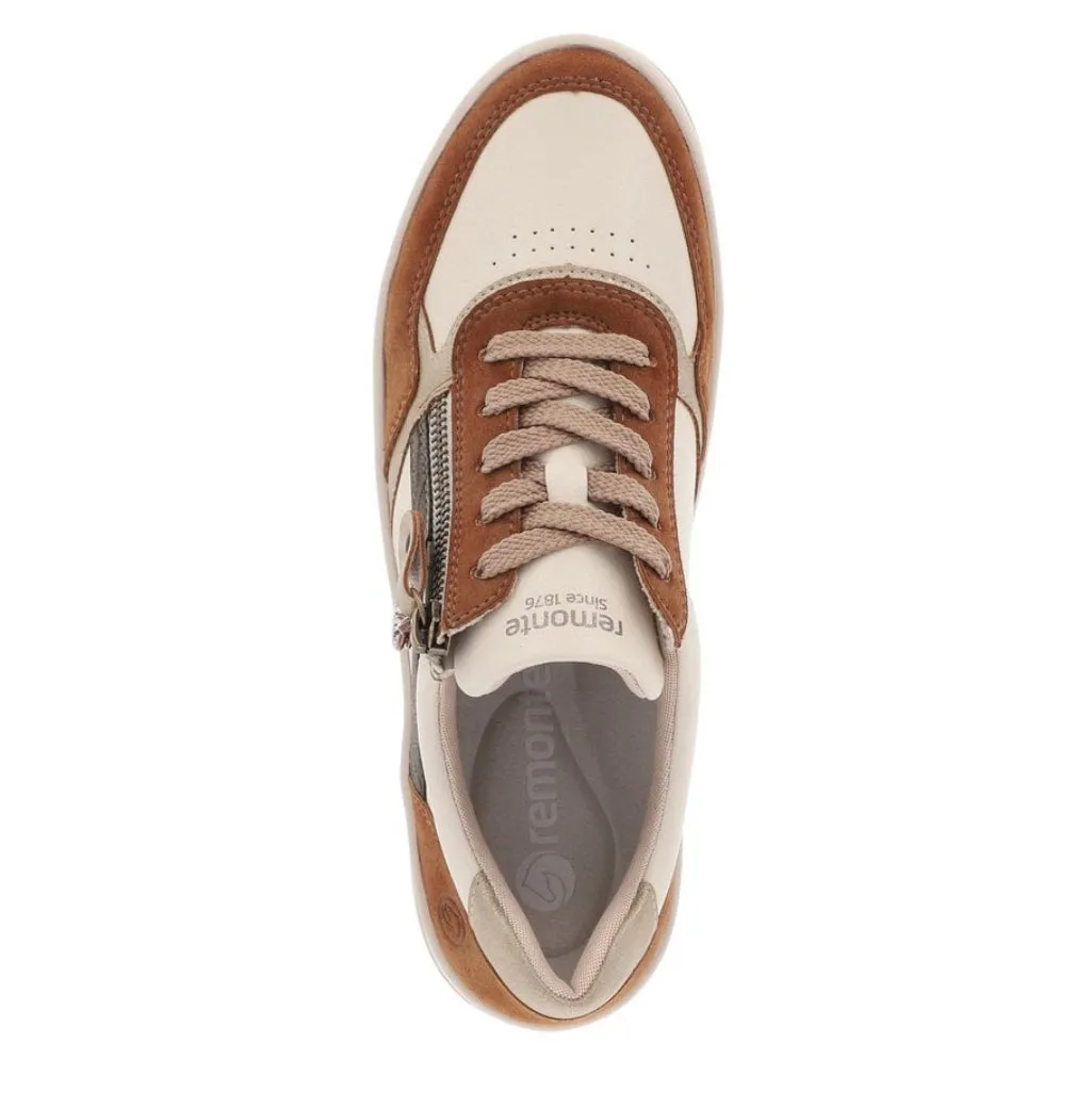 Remonte D0J01-24 Newa Elle Tan Combination Trainers