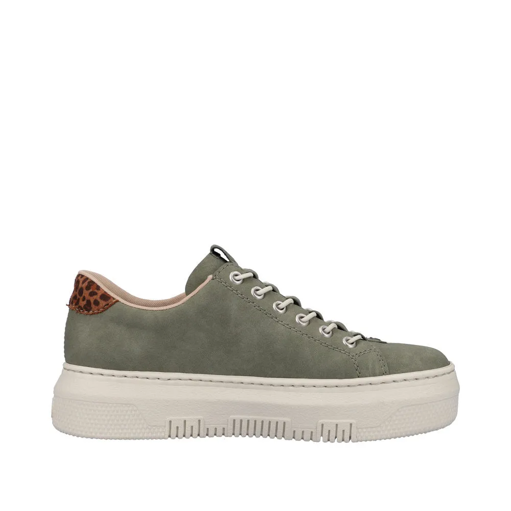 Rieker M1952-52 Green Flatform Trainers