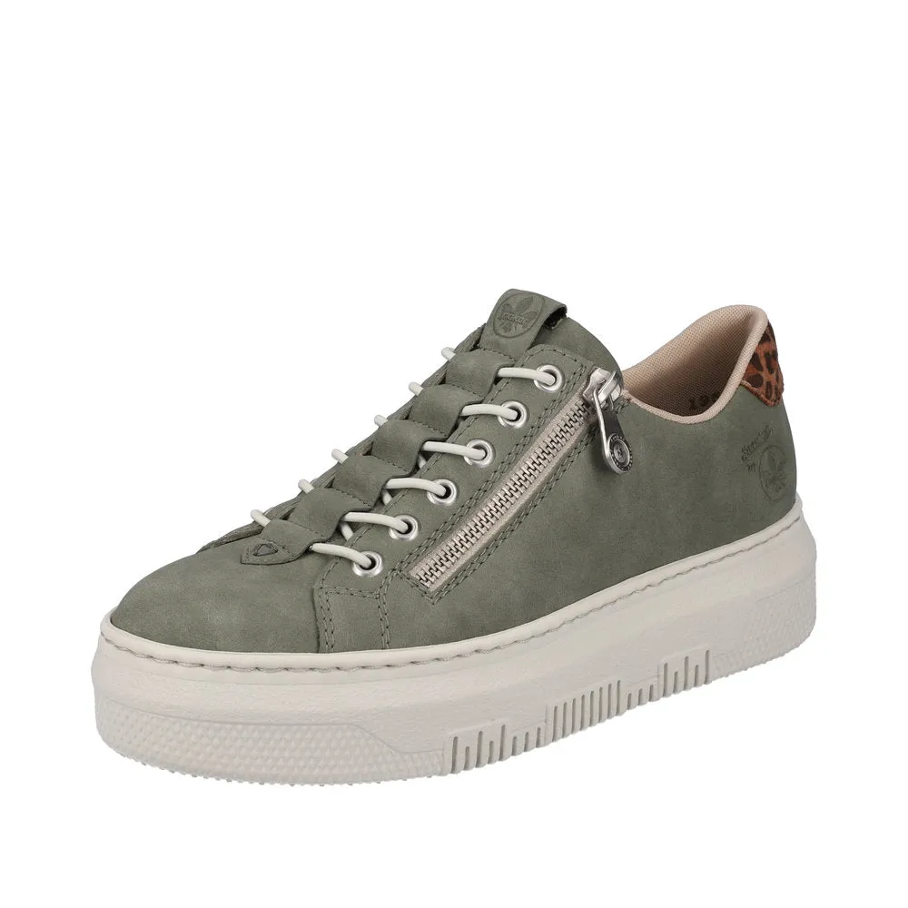 Rieker M1952-52 Green Flatform Trainers