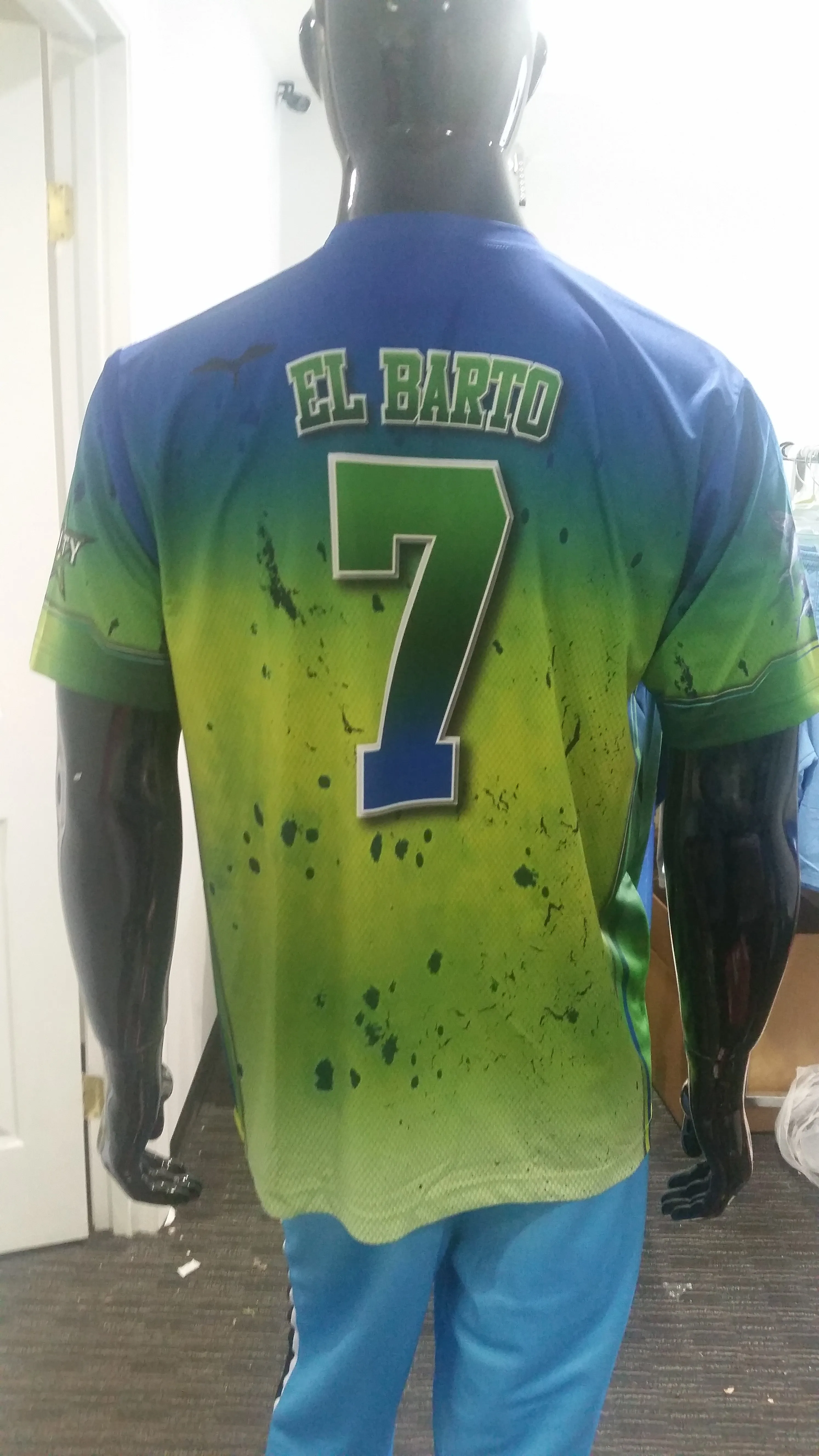 Rollin' Bunts, Mahi Texture - Custom Full-Dye Jersey