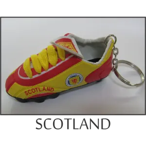 Scotland1 Mini Soccer Shoe Key Chain