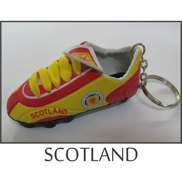 Scotland1 Mini Soccer Shoe Key Chain