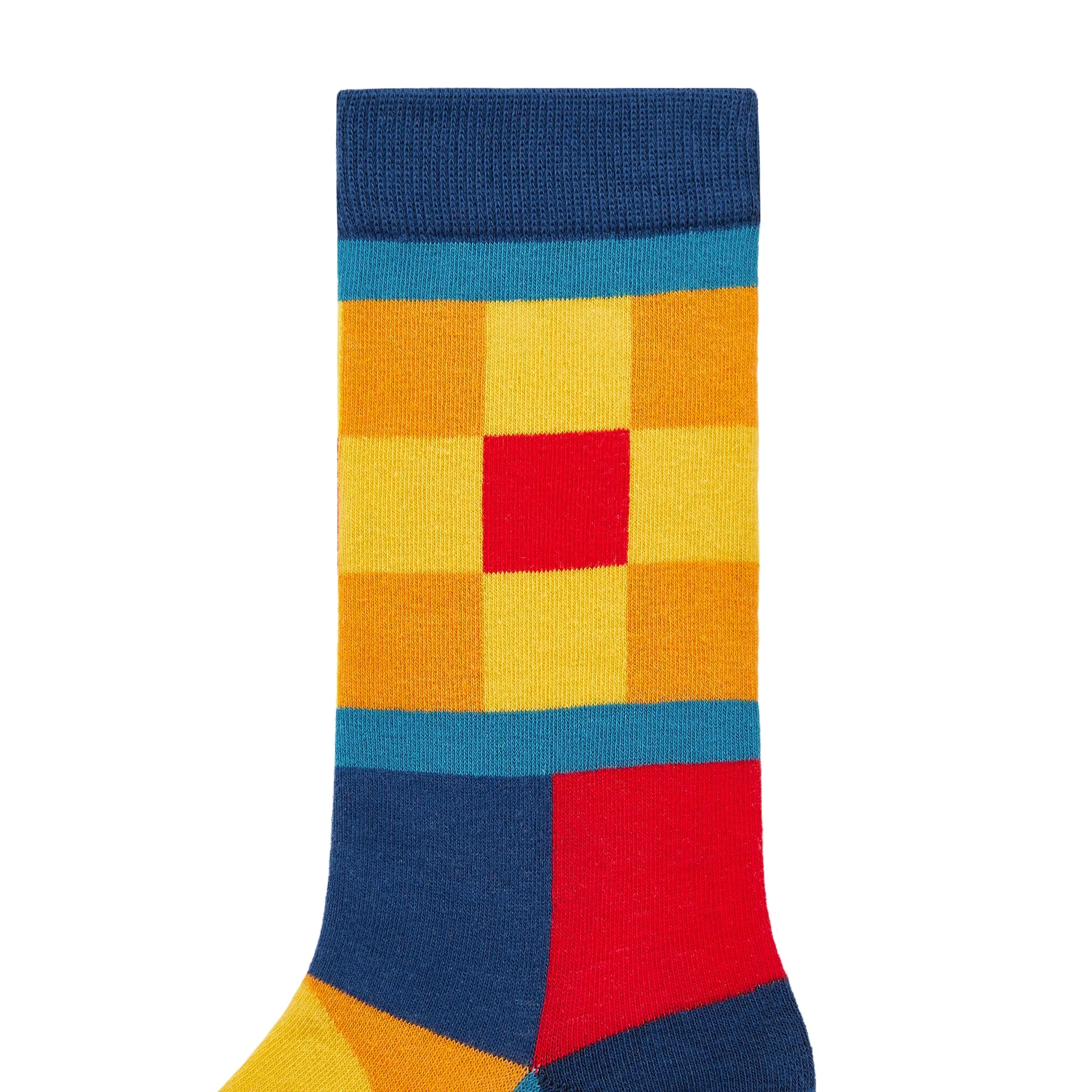 Shapes Printed Crew Length Socks