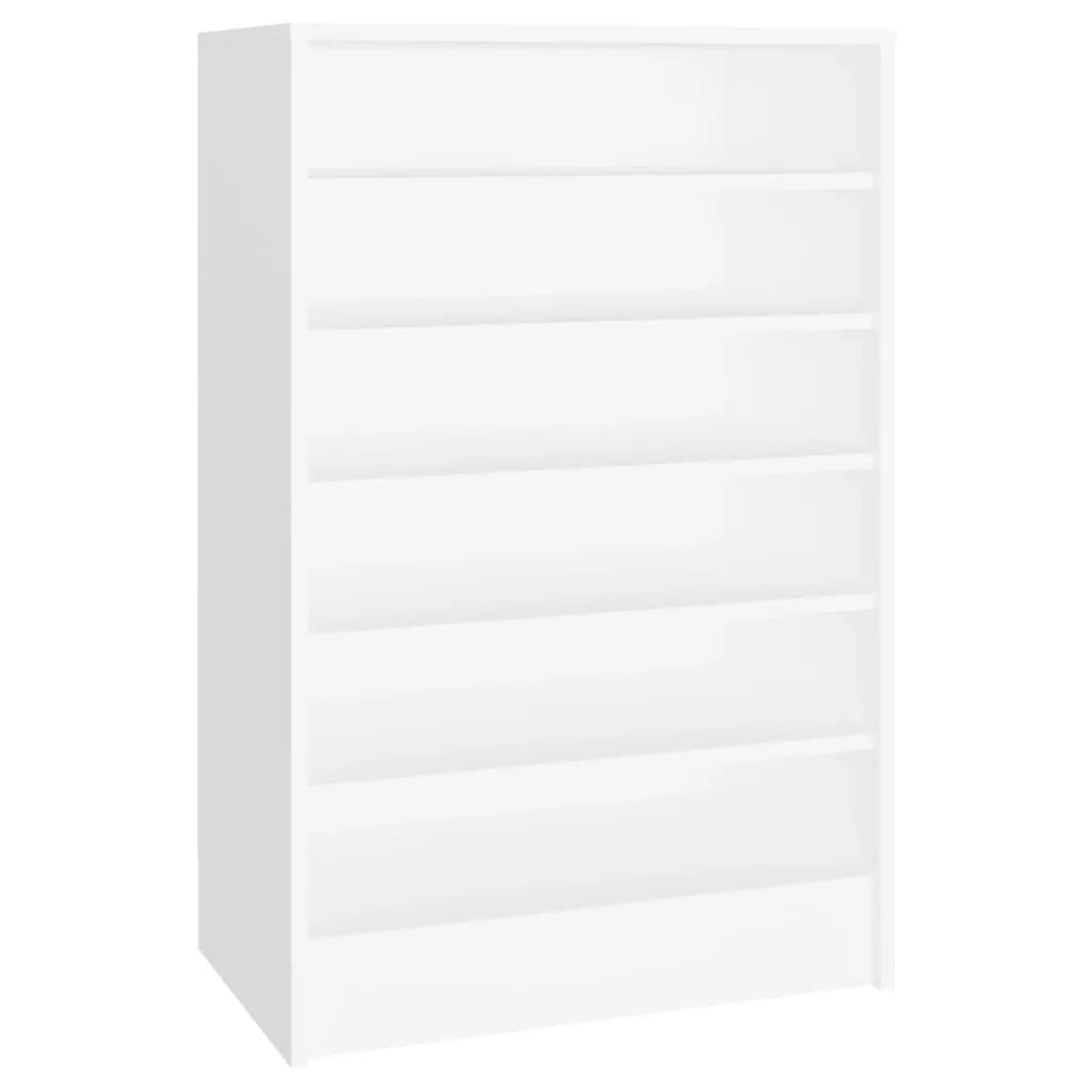 Shoe Cabinet White 60x35x92 cm Chipboard