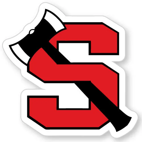 SHS Axe Logo Sticker Decal - 2.5 x 2.5 inch