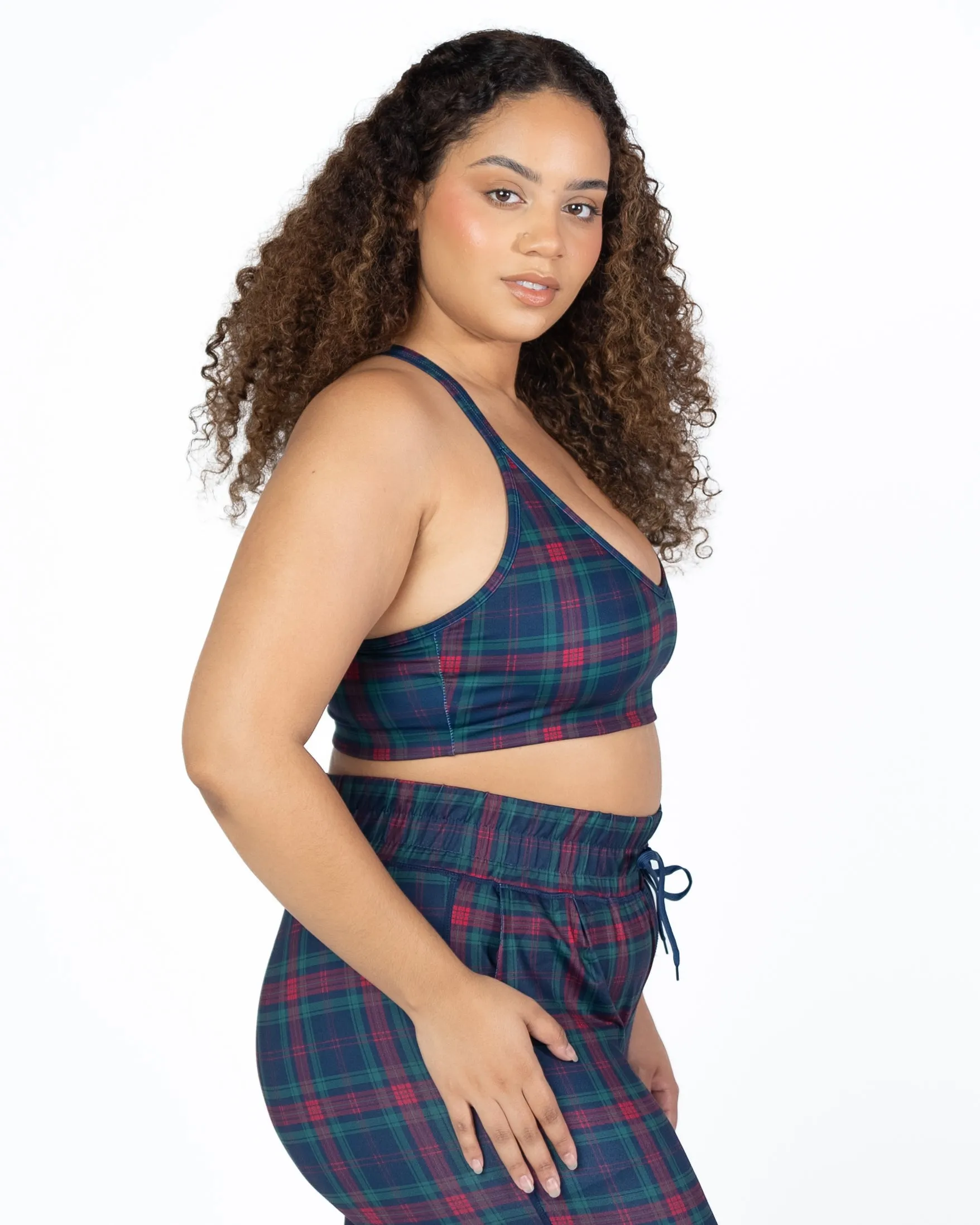 Skin Move Bra - Holiday Plaid