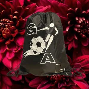 Soccer Cinch Sack Drawstring Bag