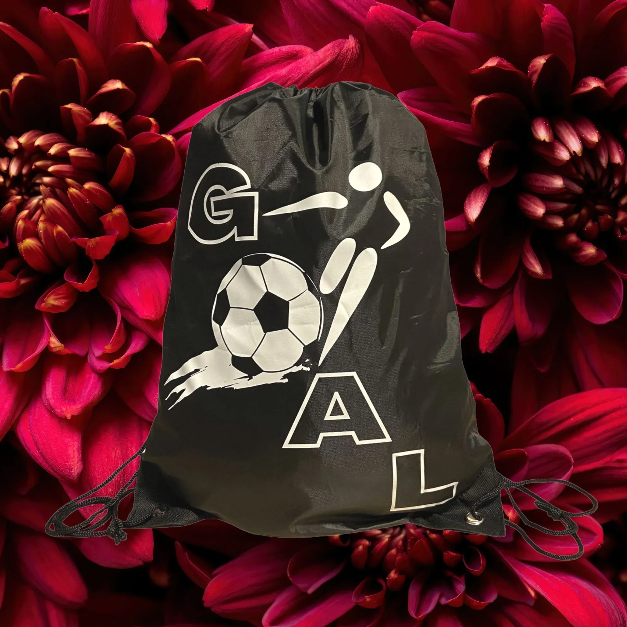 Soccer Cinch Sack Drawstring Bag