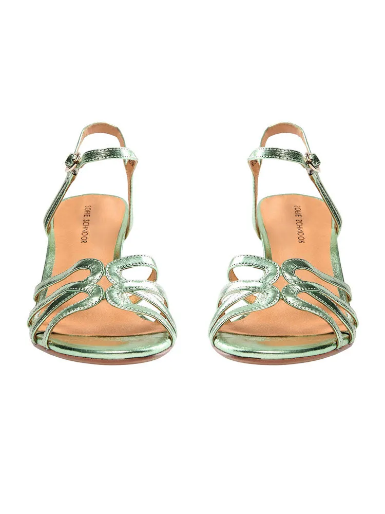 Sofie Schnoor Strappy Heels Mint