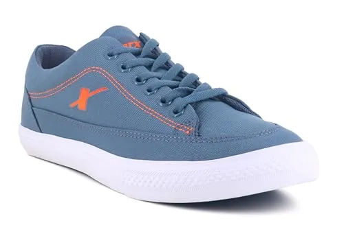 Sparx Men's Shoes,Bluish Grey/NEON Orange