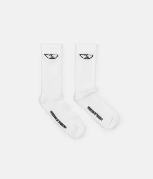 Stepney Workers Club Handshake Socks - Off White