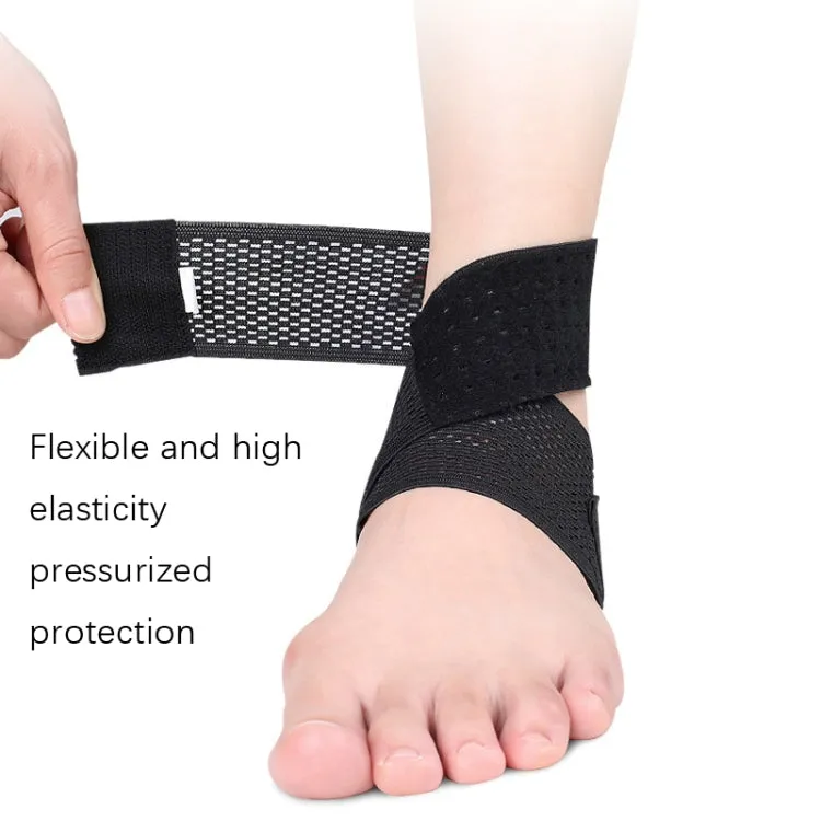 Summer Thin Type Anti-Twist Injury Sweat-Absorbent Breathable Strap Ankle Support(M)