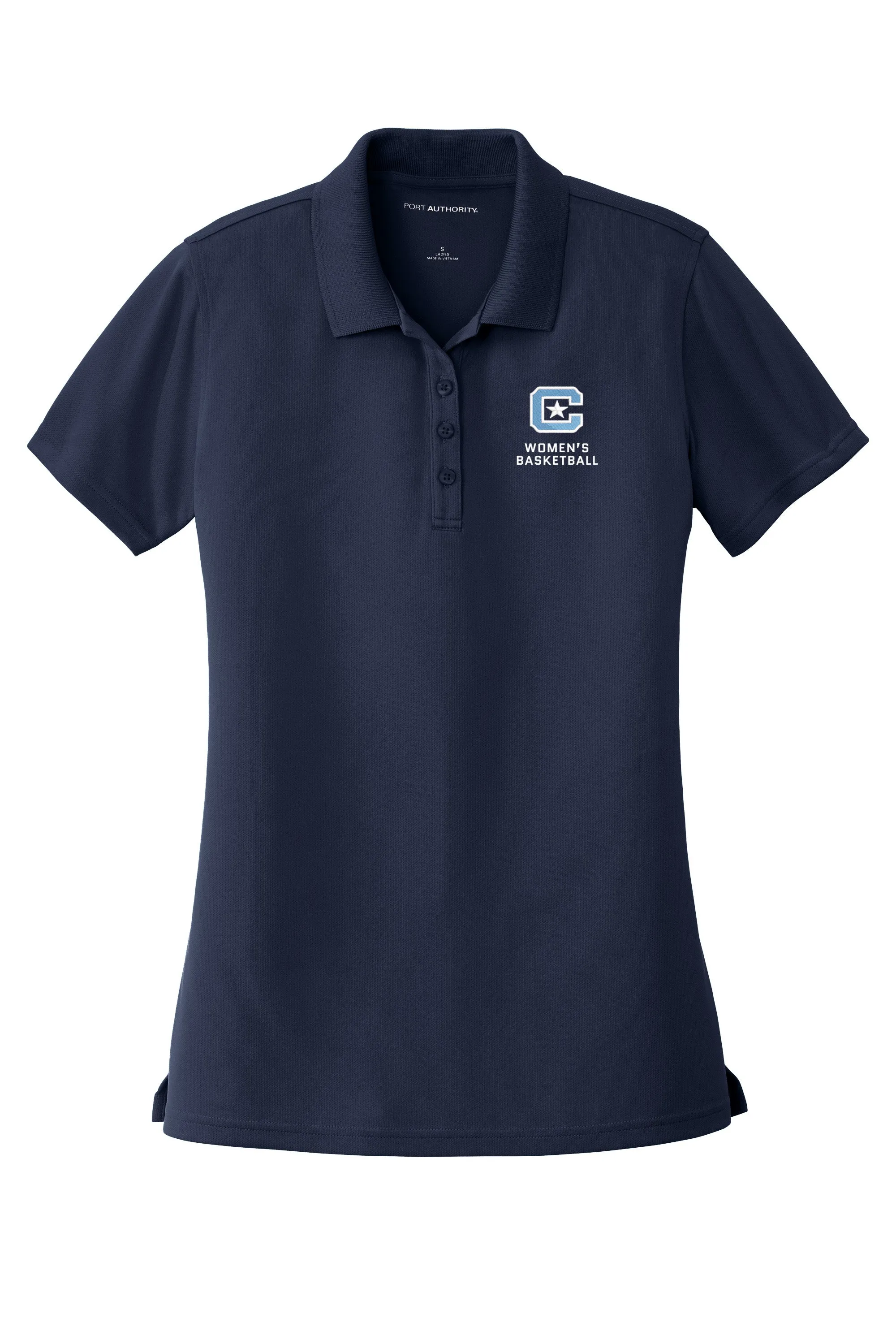 The Citadel C, Club Sports - Women's Basketball, Ladies UV Micro-Mesh Polo