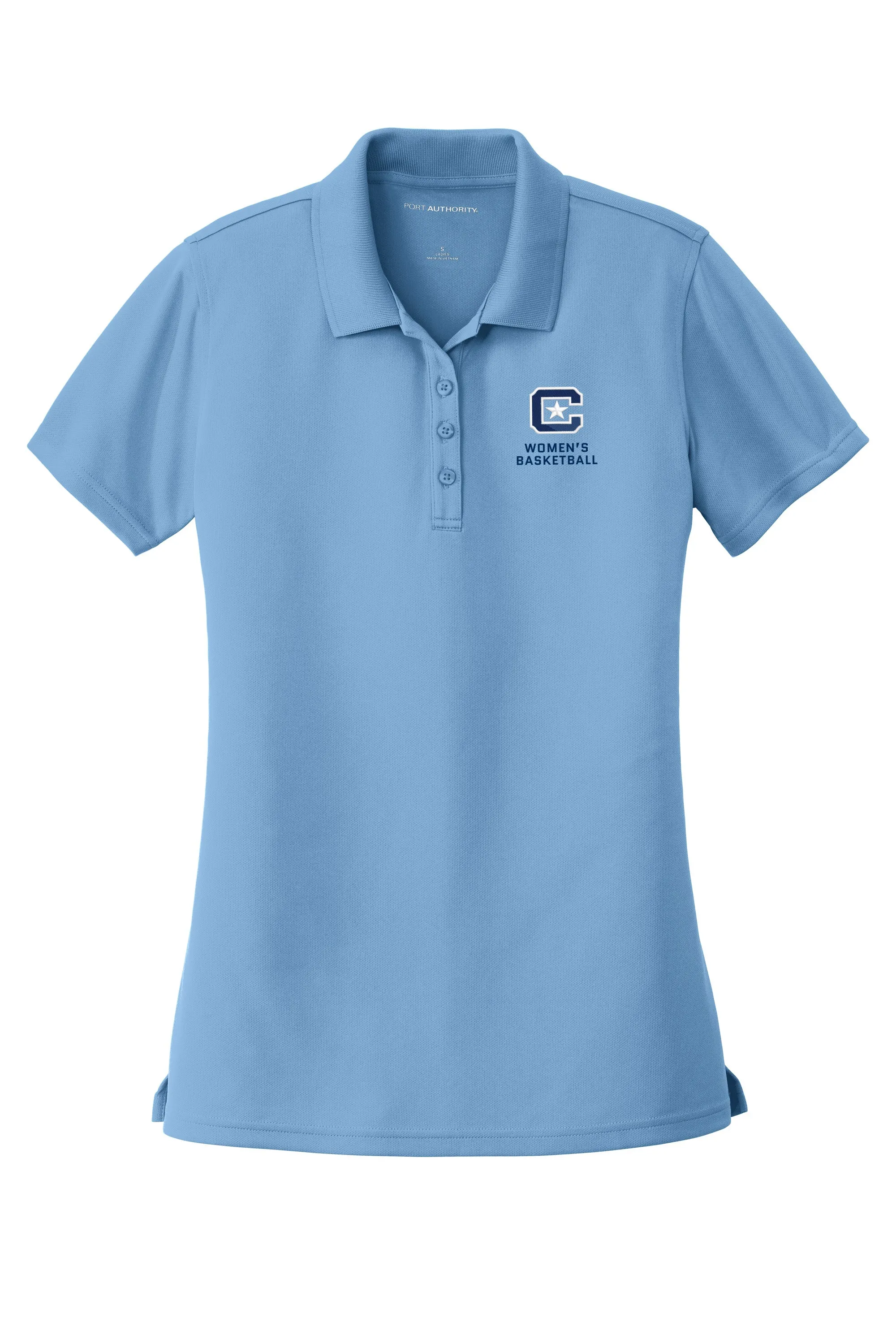 The Citadel C, Club Sports - Women's Basketball, Ladies UV Micro-Mesh Polo