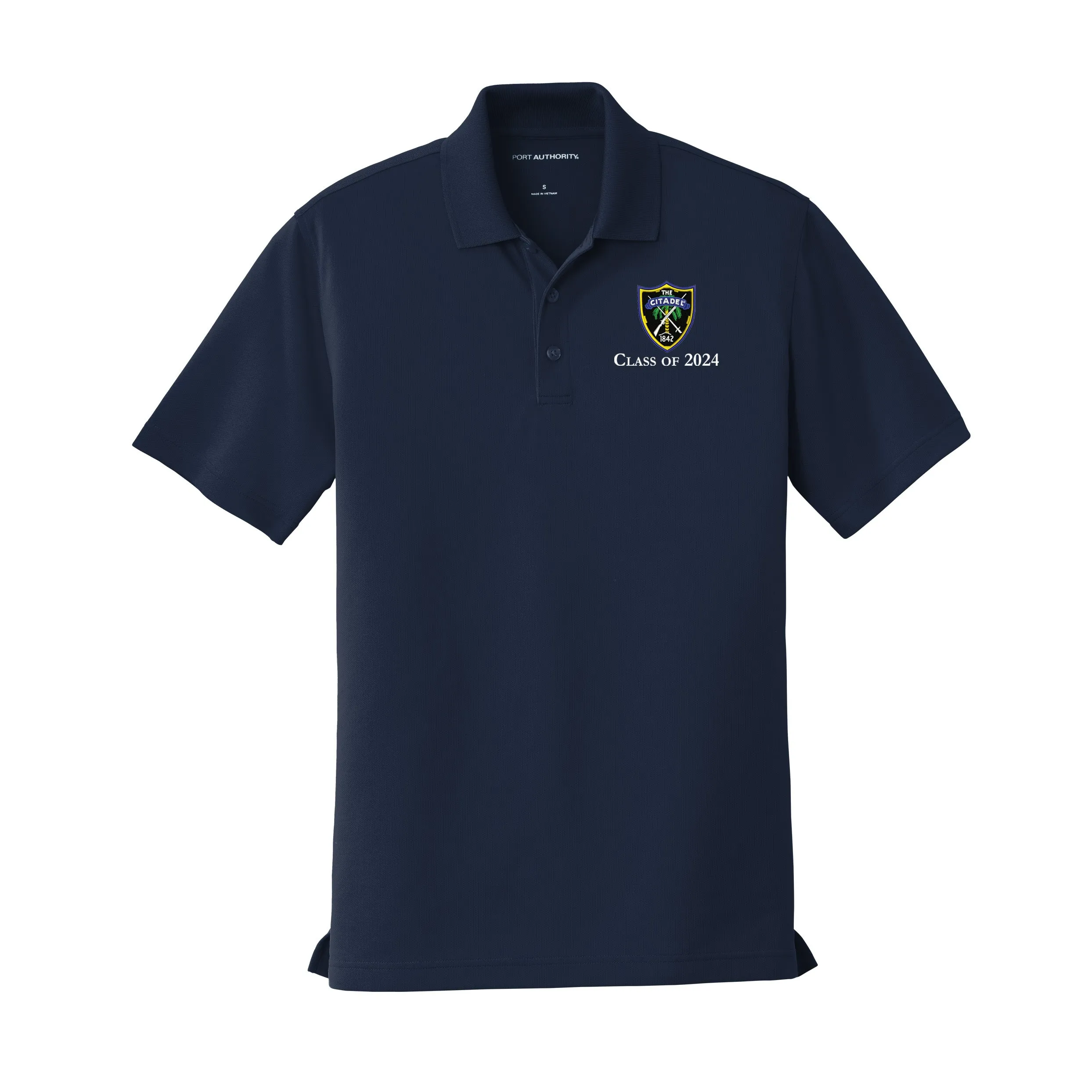 The Citadel,  Shield, Class of 2024, UV Micro-Mesh Polo Shirt