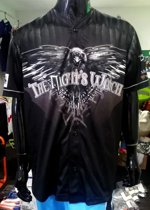 The Night's Watch, Button Up - Custom Full-Dye Jersey