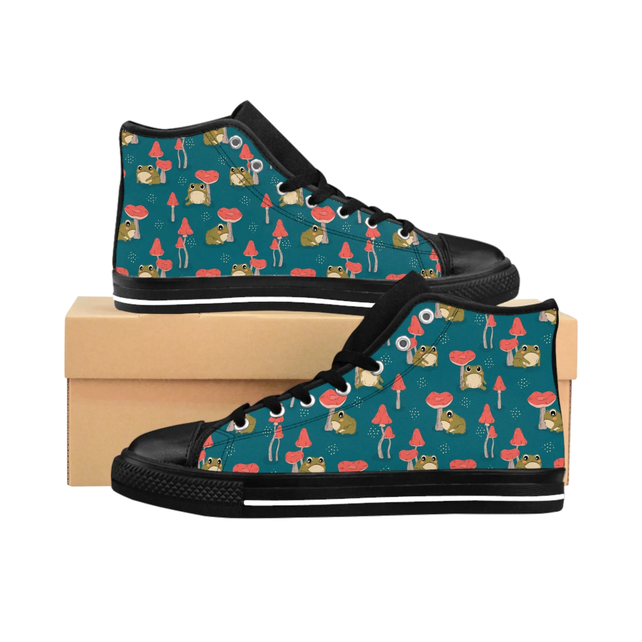 Toad and Mushroom Women's Classic Sneakers