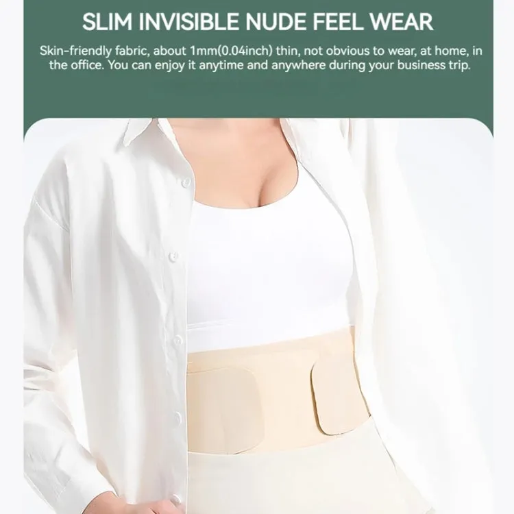 Ultra-thin Waist Belt Lumbar Support Breathable Back Spine Support Corset, Size: M