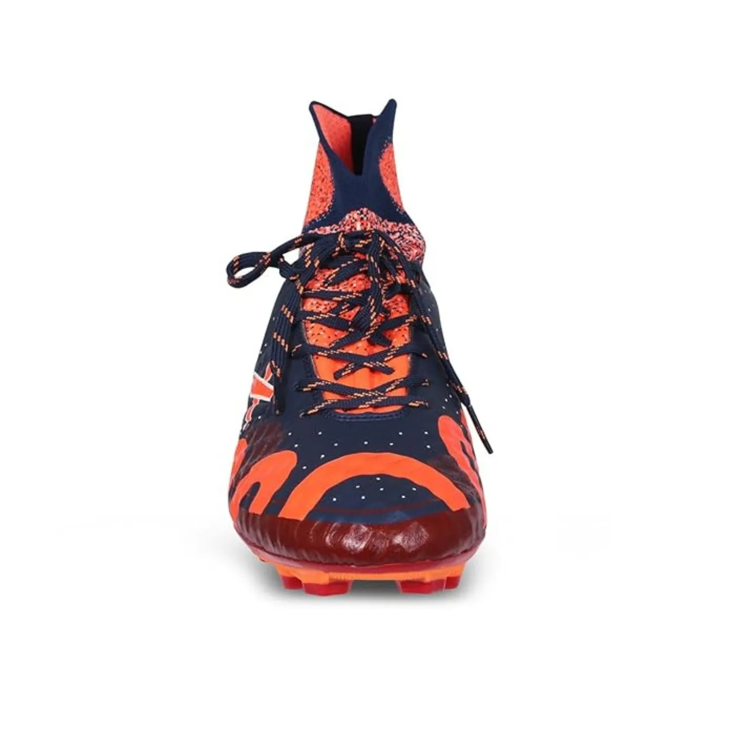 Vector X Venom Unleashed Football Studs/Shoe, Navy/Orange