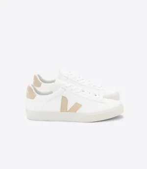 Veja - Campo Chromefree Leather in White Almond