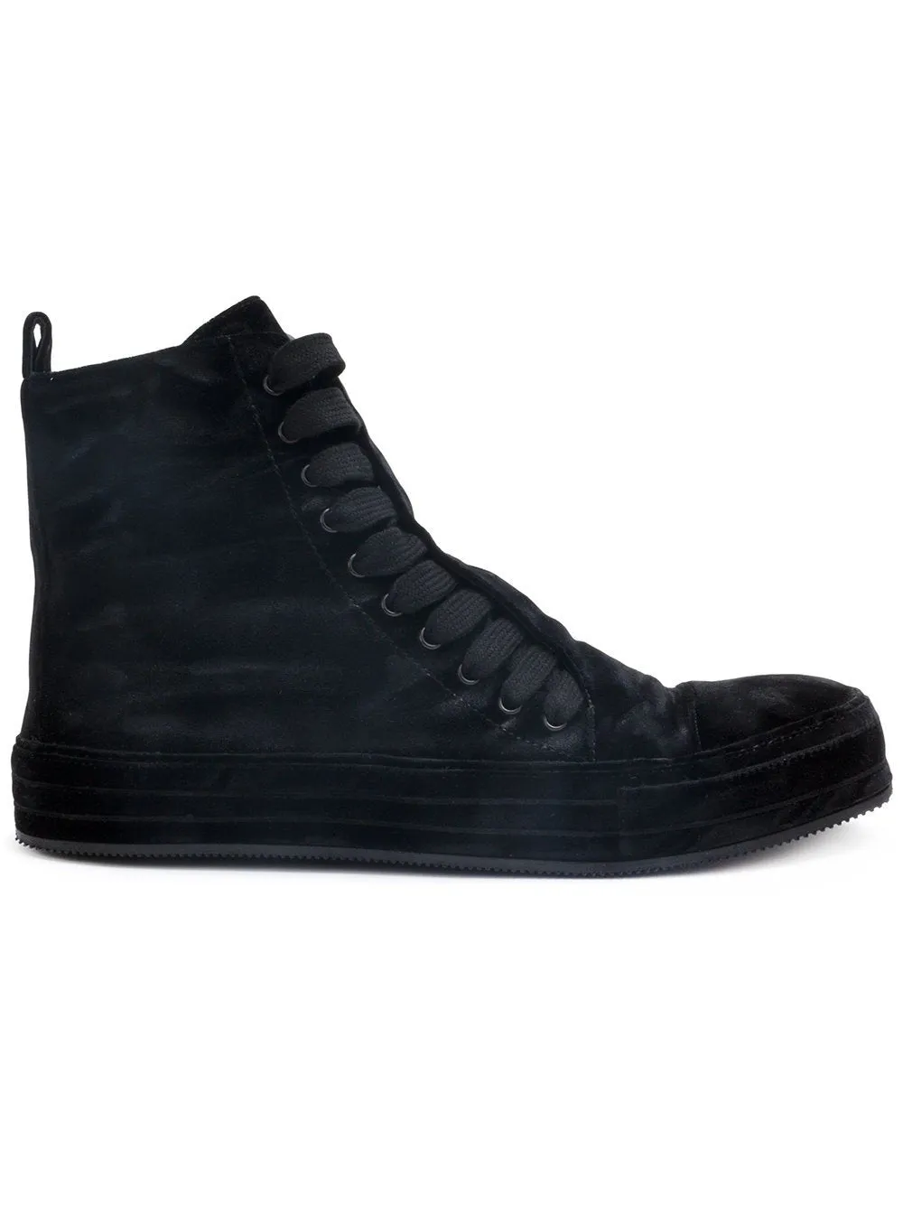 Velvet Lavato Nero Sneakers