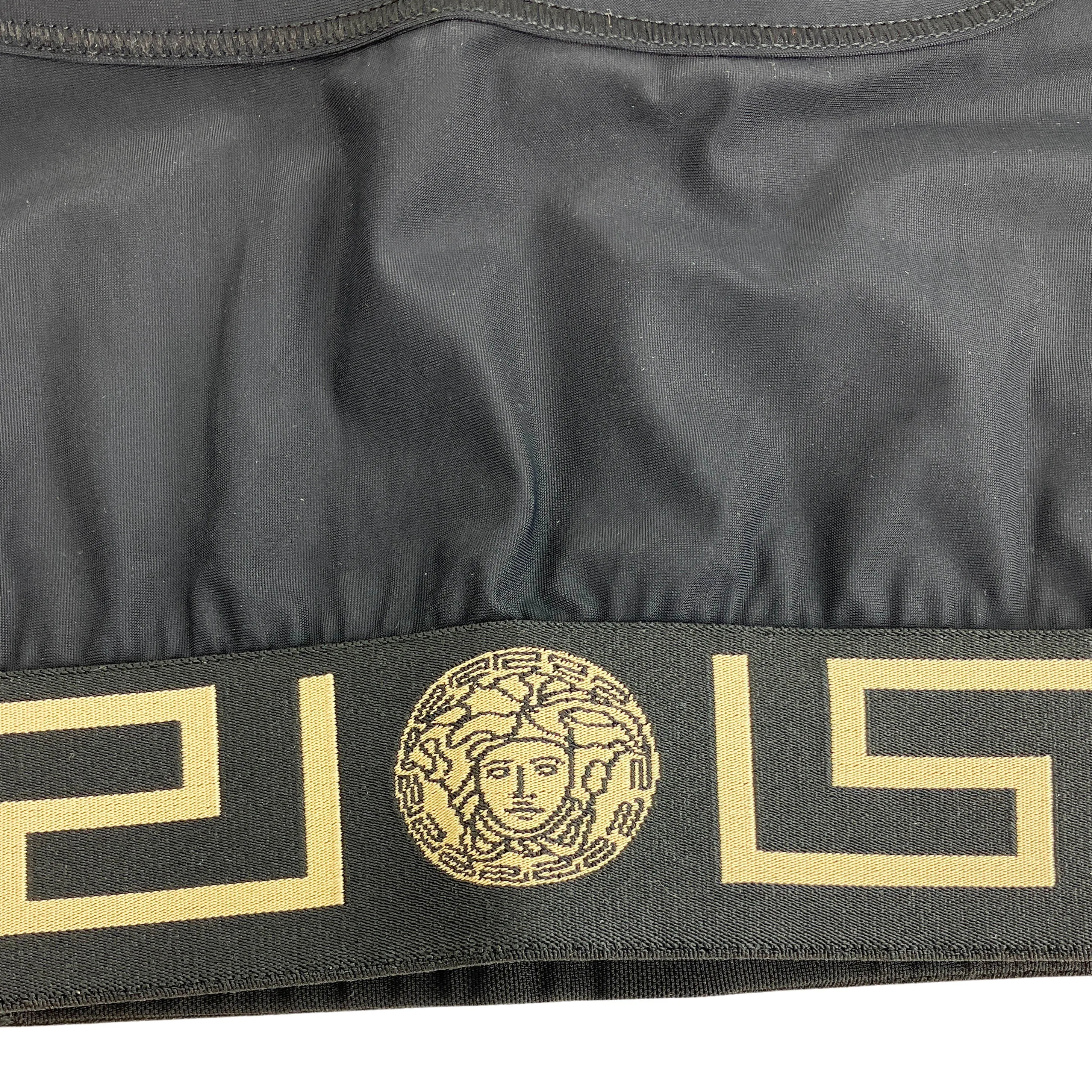 Versace Iconic Sports Bra in Black