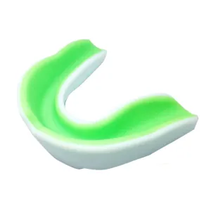 W003 Sanda Training Basketball Boxing Sports Mouth Guard EVA Braces, Style: Adult (White Green)