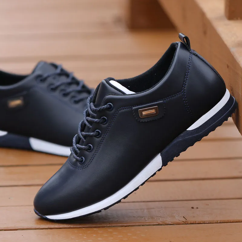 Walking Footwear Tenis Breathable Sneakers Men Leather