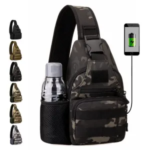 Water bottle chest bag