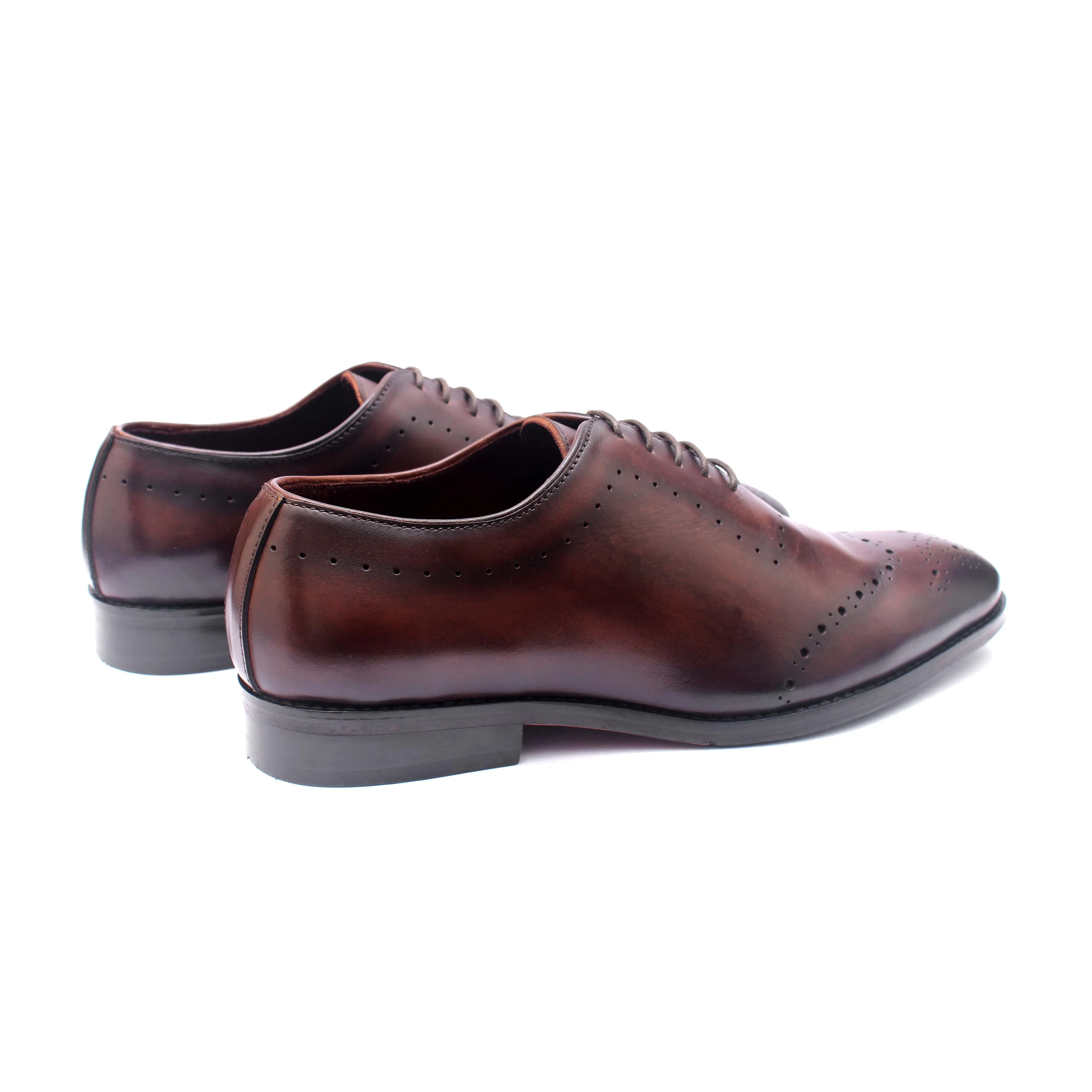 Wholecut Brogue Oxford - Oak