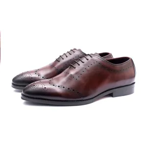 Wholecut Brogue Oxford - Oak