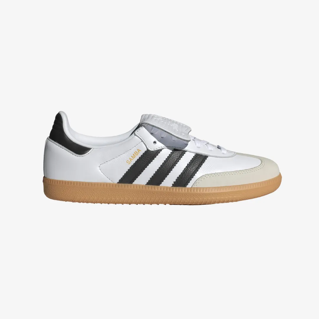 womens adidas samba lt (white/black/gum)