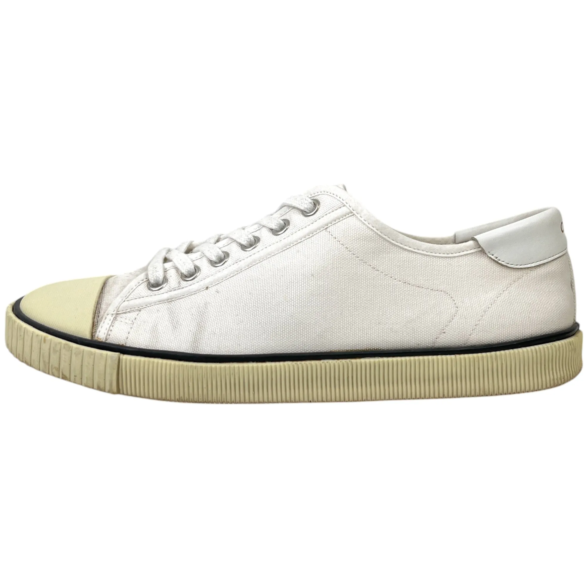 Women's Blank Canvas Low Trainers White Size EU 40 / UK 7