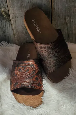 Women's Roper Tooled Slide Sandal