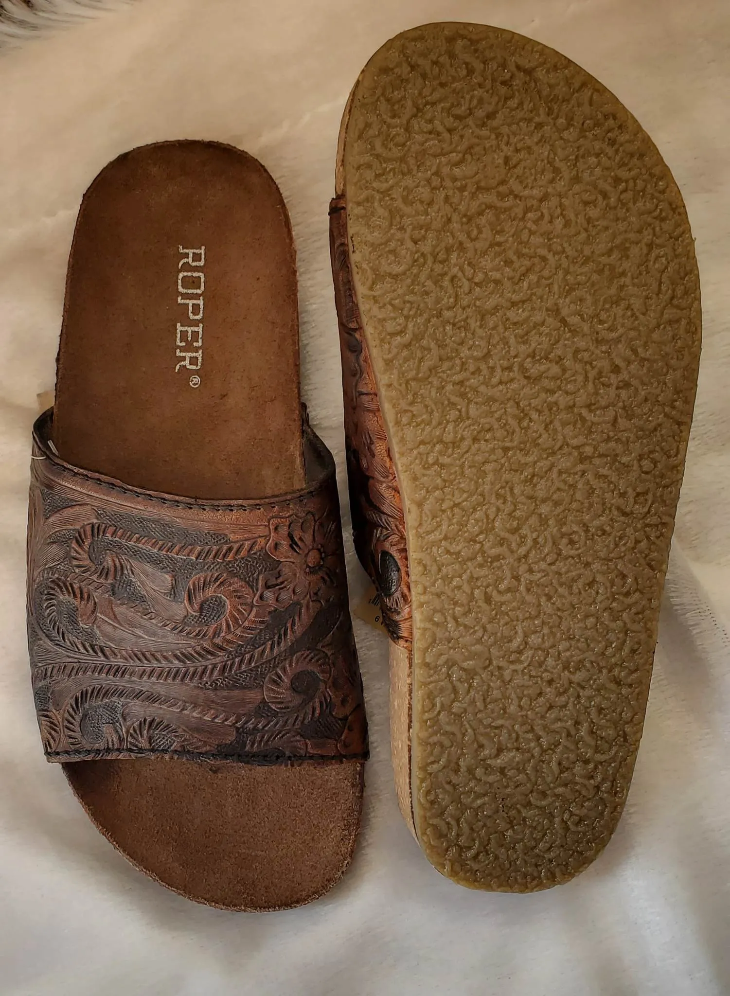 Women's Roper Tooled Slide Sandal