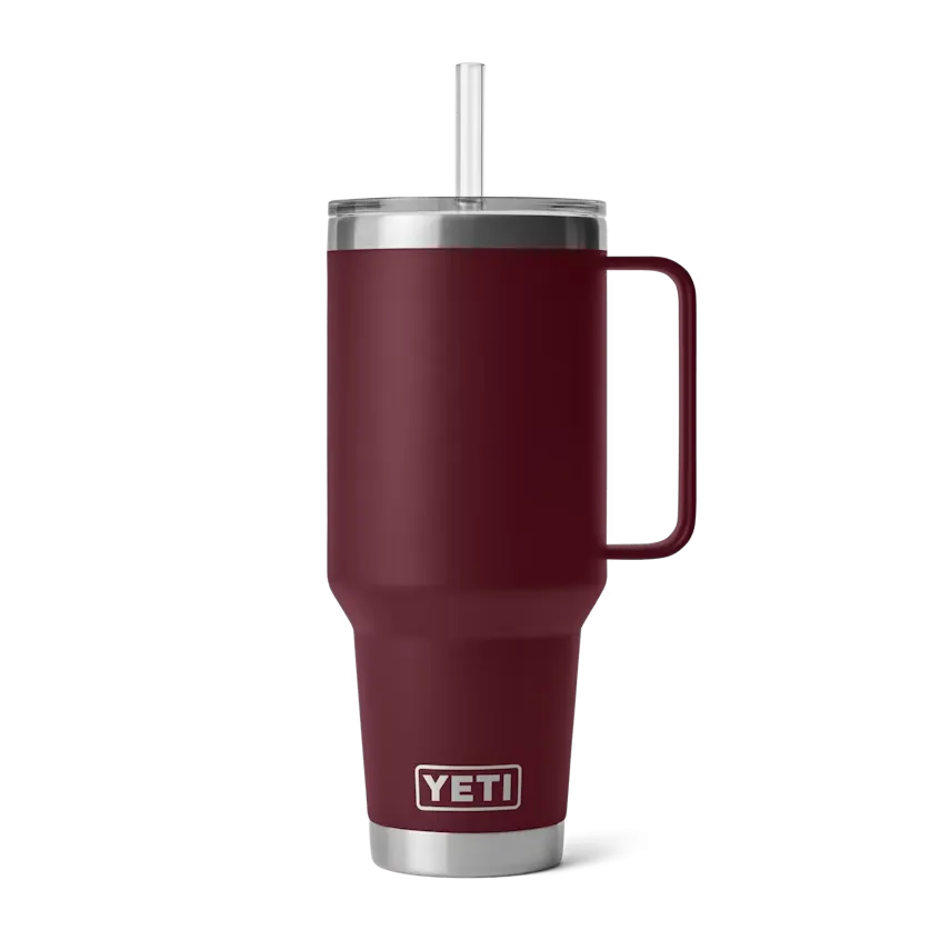 Yeti Rambler 42oz Straw Mug / Wild Vine Red