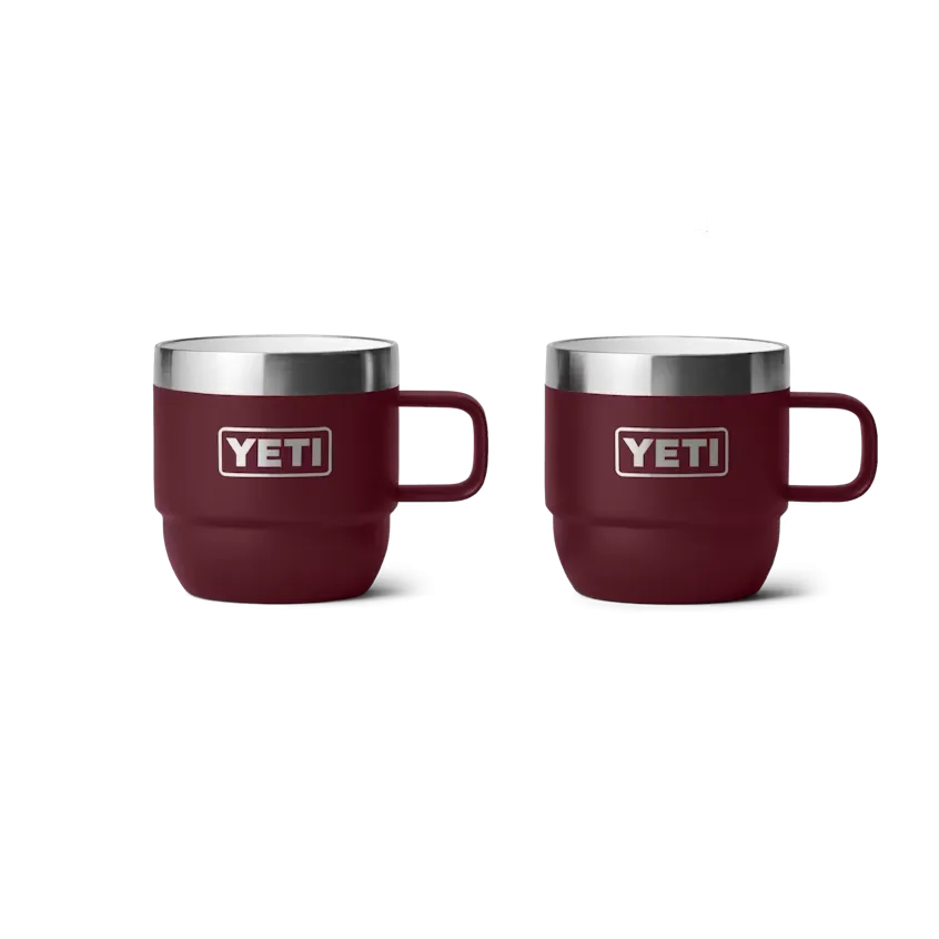 Yeti Rambler 6oz Espresso Cup 2-Pack / Wild Vine Red