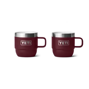 Yeti Rambler 6oz Espresso Cup 2-Pack / Wild Vine Red