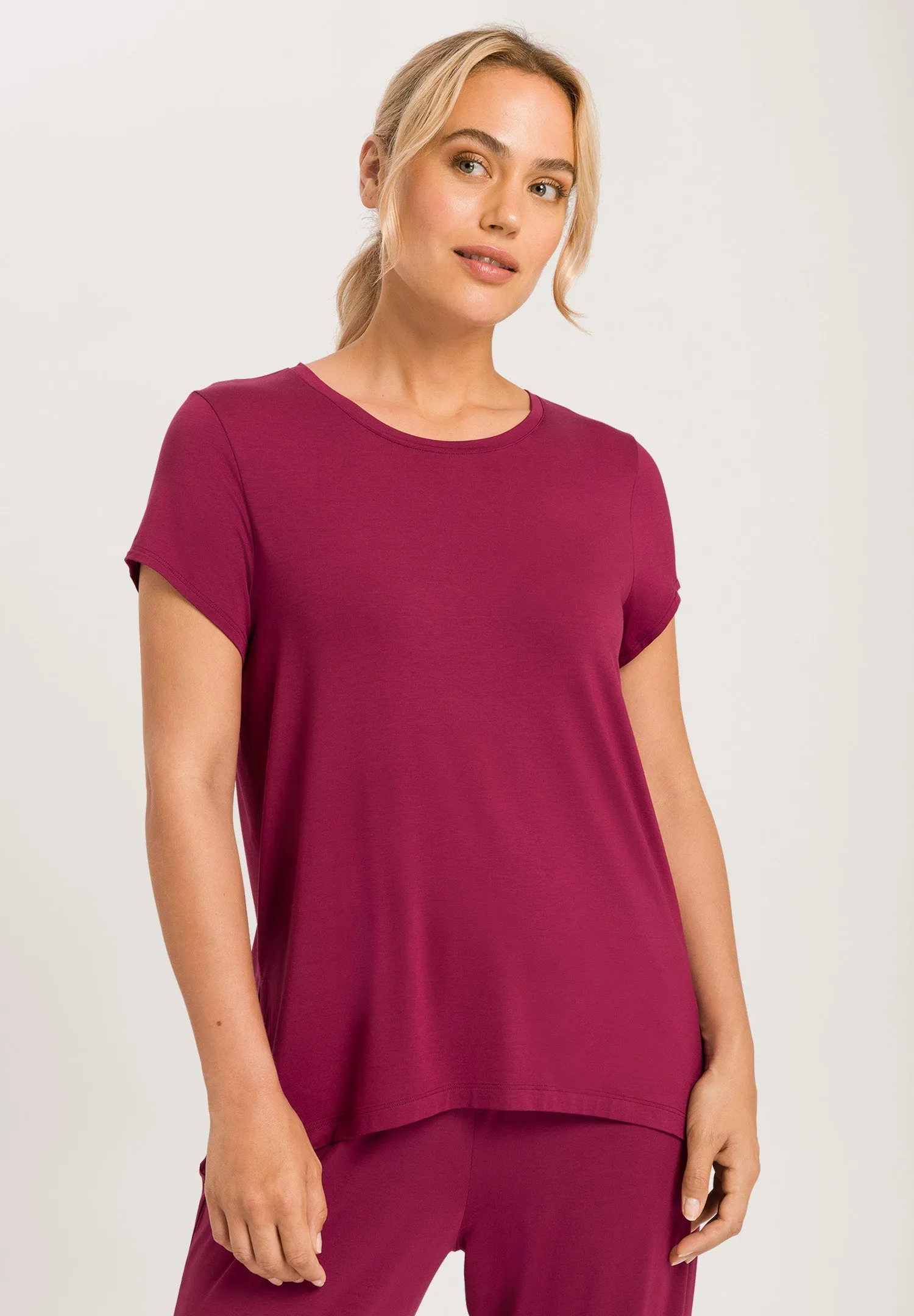 Yoga Flowy Round Neck Top | Anemone 78795-2475